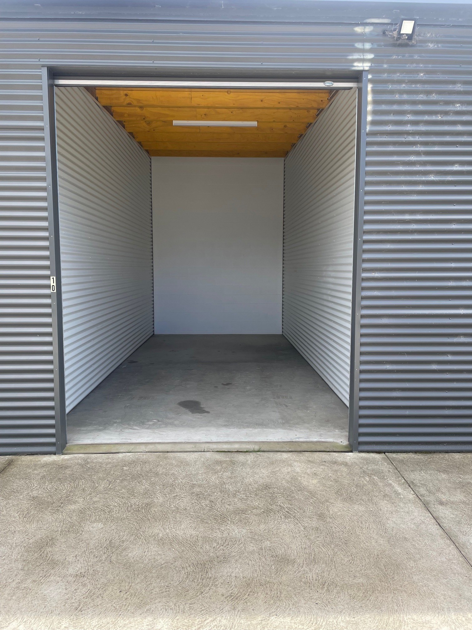 Clean Storage Unit Interior